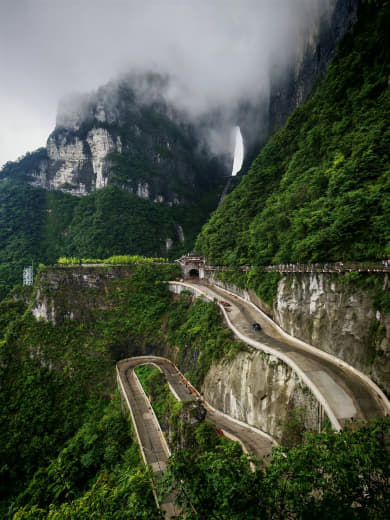 Vista de la carretera