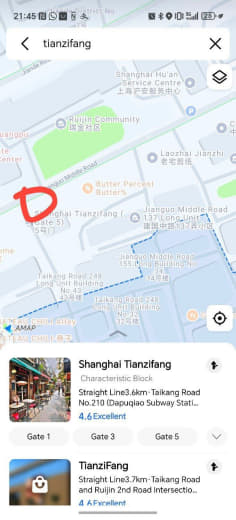 Mapa del Parque del Pueblo