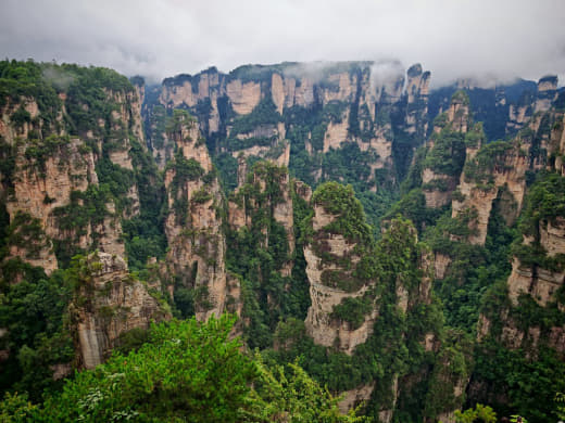 Paisaje de Yuanjiajie